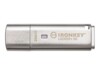 Kingston IronKey Locker+ 50 256GB USB 3.2 Gen 1 Sølv