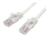 StarTech.com CAT5e Cable - 7 m White Cable - Snagless - CAT5e Patch Cord - CAT5e UTP Cable - RJ45 Network Cable CAT 5e Ikke afskærmet parsnoet (UTP) 7m Patchkabel Hvid