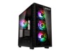 Kolink Observatory Y AMD SE RGB Tower Udvidet ATX Sort