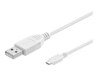 goobay USB-kabel 3m Hvid