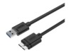 Unitek Y-C463GBK USB-kabel 2m Sort