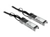 StarTech.com 1m 10G SFP to SFP Direct Attach Cable for Cisco SFP-H10GB-CU1M - 10GbE SFP Copper DAC 10Gbps Passive Twinax Dobbelt-axial 1m Direkte påsætning-kabel