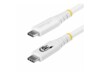 StarTech.com CC2M20GUSB4TPW USB-C to USB-C 2m Hvid