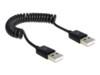 Delock USB-kabel 60cm Sort