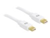 Delock DisplayPort kabel 50cm Hvid