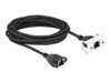 DeLOCK CAT 6a S/FTP 5m Netværkskabel Sort/hvid