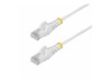 StarTech.com 50cm White Slim CAT6 Ethernet Cable, Snagless, 28AWG, LSZH CAT 5/5e/6 Ikke afskærmet parsnoet (UTP) 50cm Patchkabel Hvid