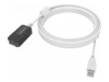 Vision Techconnect USB forlængerkabel 5m Hvid