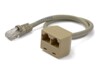 StarTech.com 2-to-1 RJ45 Mbps Splitter/Combiner - One adapter required at each end of the connection Netværk-splitter