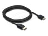 Delock HDMI-kabel 3m Sort