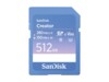 SanDisk Creator SDXC UHS-II Memory Card 512GB 280MB/s