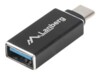 Lanberg USB-C adapter Sort