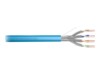 DIGITUS Professional CAT 6a U/FTP 50m Installation cable Lyseblå RAL 5012