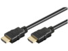 goobay HDMI-kabel med Ethernet 2m Sort