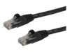 StarTech.com 10m CAT6 Cable - Black Snagless CAT 6 Wire - 100W RJ45 UTP 650MHz Category 6 Network Patch Cord UL/TIA (N6PATC10MBK) CAT 6 Ikke afskærmet parsnoet (UTP) 10m Patchkabel Sort