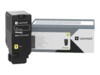 Lexmark Gul 10500 sider Toner