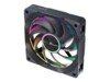 Seasonic MagFlow ARGB Fan 1-pack Sort 120 mm