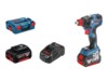 Bosch GDX 18V-200 C Professional Slagnøgle 18V Uden batteri 2 batterier inkluderet