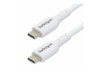 StarTech.com 3m White USB-C Charging Cable, USB C Cable, 60W 3A PD USB Type-C kabel 3m Hvid