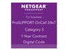 NETGEAR ProSupport OnCall 24x7 Category 3 Teknisk understøtning 1år