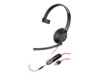 Poly Blackwire C5210 USB-A Kablet Høretelefoner Sort