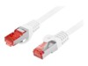 Lanberg CAT 6 S/FTP 1m Patchkabel Hvid