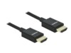 Delock HDMI-kabel 2m Sort