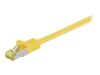 goobay CAT 7 SFTP, PiMF 2m Patchkabel Yellow