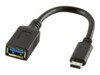 LogiLink USB-C adapter 15cm Sort
