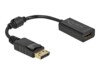 Delock Videoadapter 15cm Sort
