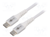goobay USB 2.0 USB Type-C kabel 2m Hvid
