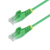 StarTech.com 2.5m Green Slim CAT6 Ethernet Cable, Snagless, 28AWG, LSZH CAT 5/5e/6 Ikke afskærmet parsnoet (UTP) Patchkabel Purple