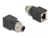DeLOCK CAT 6a Netværksadapter Sort