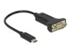 Delock USB / serielkabel 15cm Sort