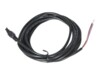 Cradlepoint 2-pin Molex Uisoleret ledning Sort Strøm-/datakabel