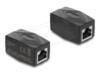Delock Adapter Coupler RJ50 jack to jack shielded black