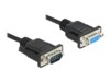 Delock Serielforlængerkabel 3m Sort