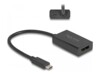 Delock USB Type-C kabel 15cm Sort