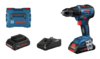 Bosch GSR 18V-55 Professional Bore-/skruemaskine 18V Uden batteri 2 batterier inkluderet