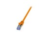 LogiLink PrimeLine CAT 6a SFTP, PiMF 50cm Patchkabel Orange