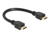 Delock High Speed HDMI with Ethernet HDMI-kabel med Ethernet 25cm