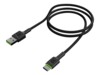 Green Cell GC Ray USB Type-C kabel 1.2m Sort