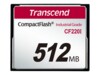 Transcend CF220I Industrial Temp CompactFlash-kort 512MB 40MB/s