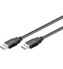M-CAB USB-kabel 3m Sort