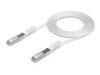 Ubiquiti UniFi 3m 25GBase-kabel til direkte påsætning Hvid