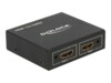 DeLock HDMI Splitter 1 x HDMI in > 2 x HDMI out 4K Video-/audiosplitter HDMI