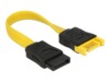 DeLOCK Seriel ATA-forlængerkabel Gul 10cm