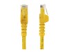StarTech.com 3m CAT6 Ethernet Cable, 10 Gigabit Snagless RJ45 650MHz 100W PoE Patch Cord, CAT 6 10GbE UTP Network Cable w/Strain Relief, Yellow, Fluke Tested/Wiring is UL Certified/TIA - Category 6 - 24AWG (N6PATC3MYL) CAT 6 Ikke afskærmet parsnoet (UTP) 