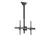 StarTech.com Ceiling TV Mount - 1.8' to 3' Short Pole - Full Motion - Supports Displays 32' to 75' - For VESA Mount Compatible TVs (FPCEILPTBSP) Beslag Fladt panel 37'-75'