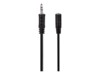 LogiLink Forlængerkabel til audio 3m Sort